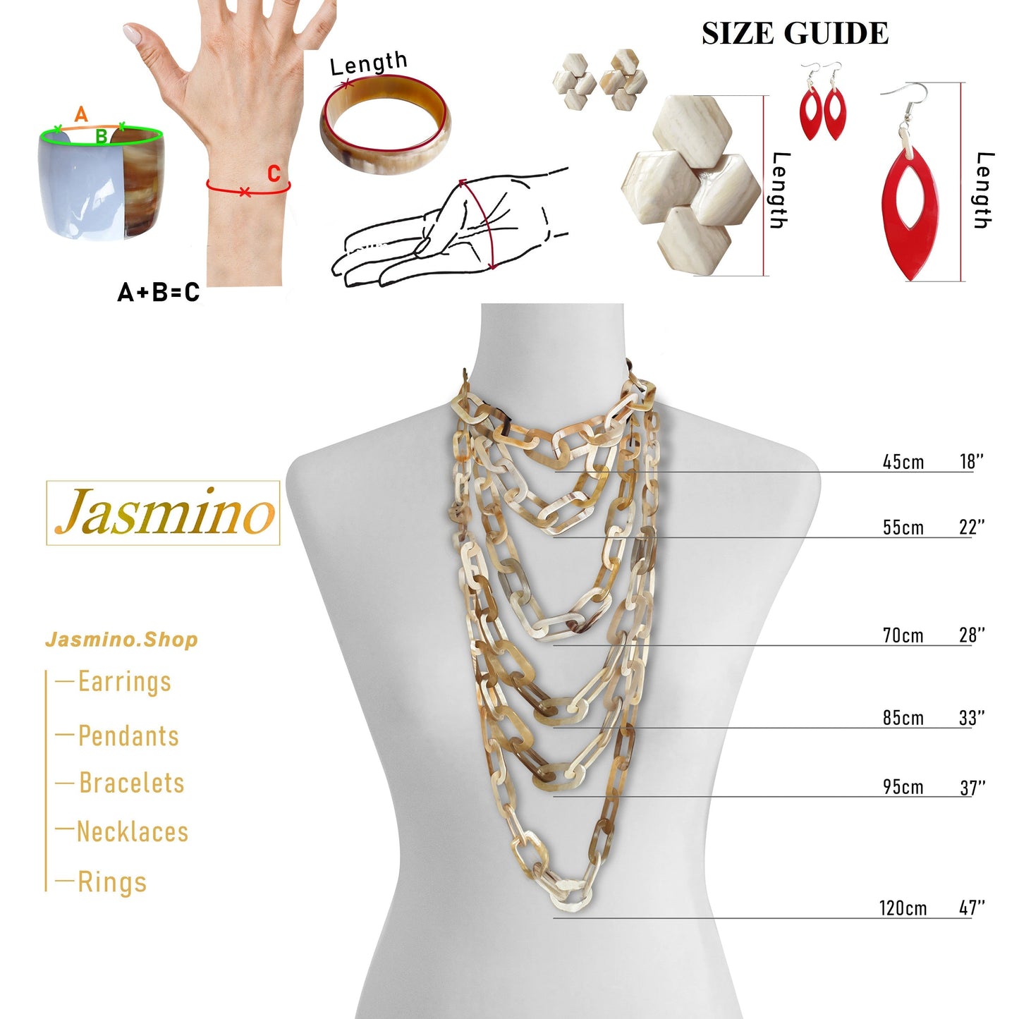 The Ultimate Jewelry Size Guide: Find Your Perfect Fit with Jasmino